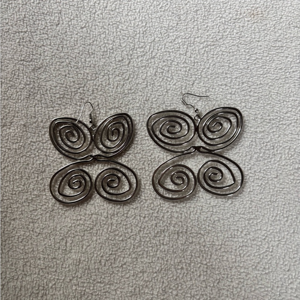 assortment of earrings